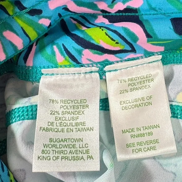 LILLY PULITZER upf 50+ island jogger leggings pants M - Picture 7 of 8